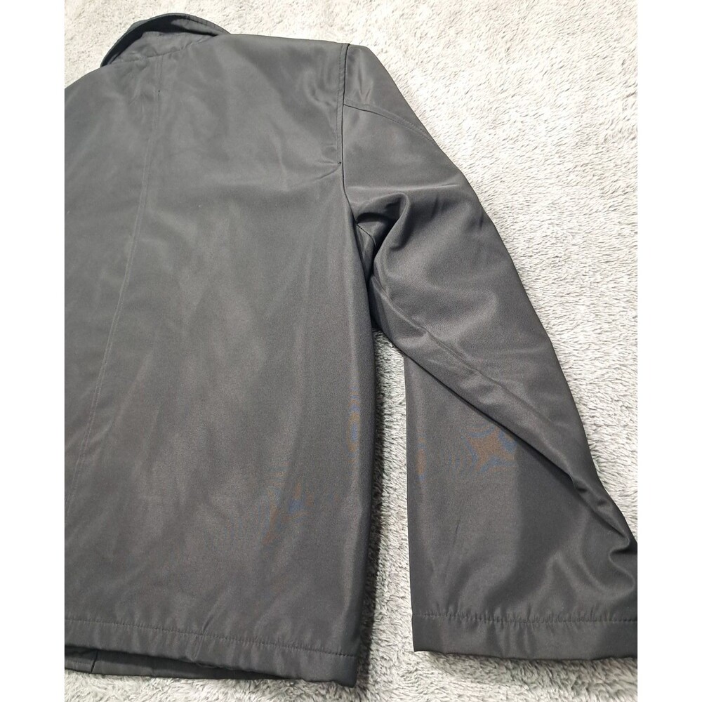 George XL 46/48  Jacket Men’s Dress Coat Pockets Office Business Polyester Zip - Picture 8 of 10